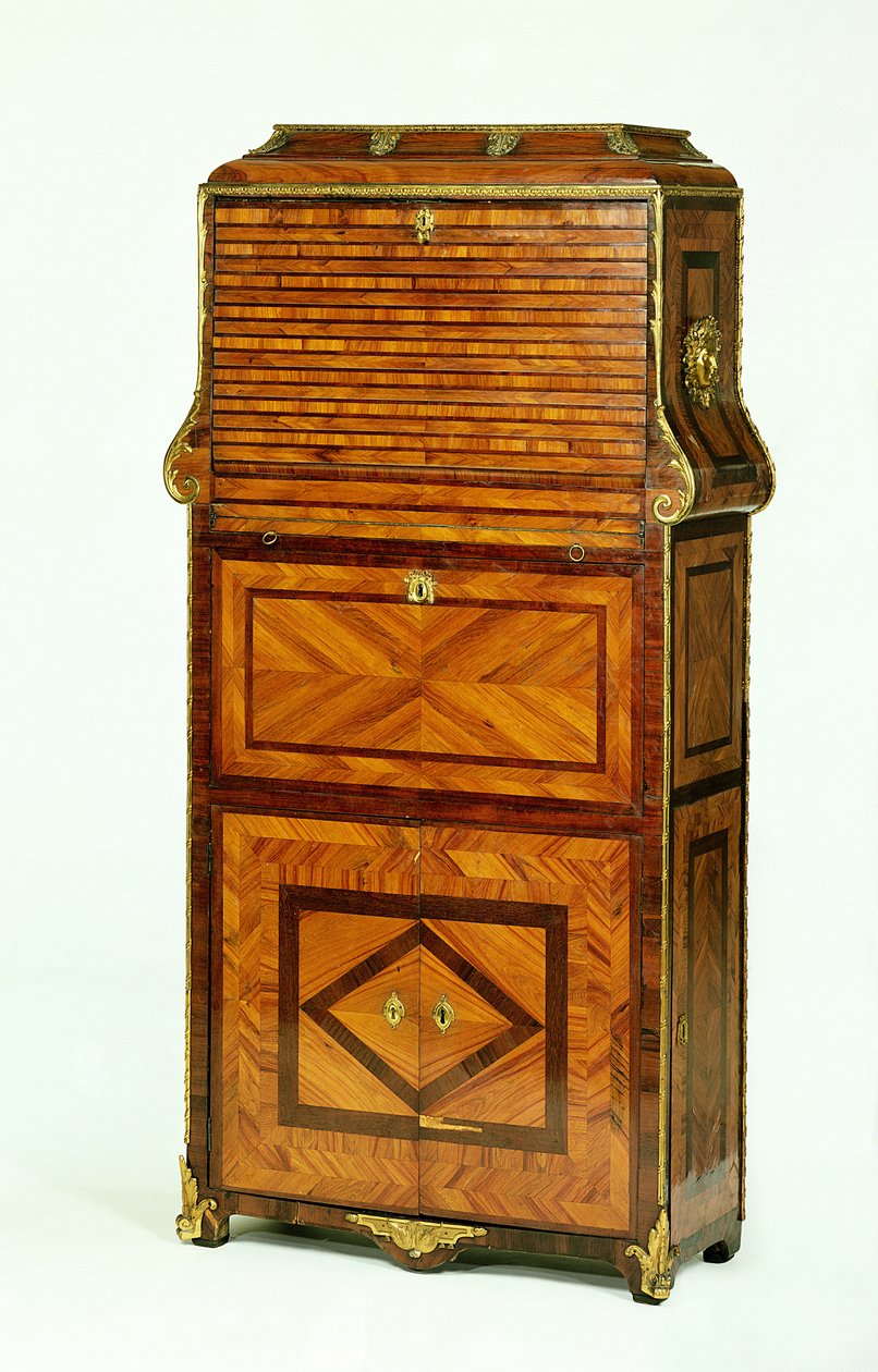 Louis XV fineret secretaire cartonnier c.1740 af Unbekannt Unbekannt
