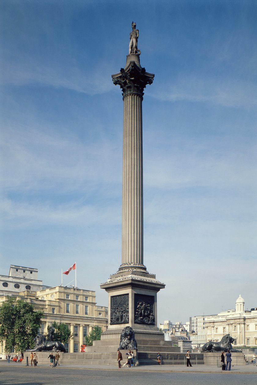 Nelsons Column, bygget 1840-43 af Unbekannt Unbekannt