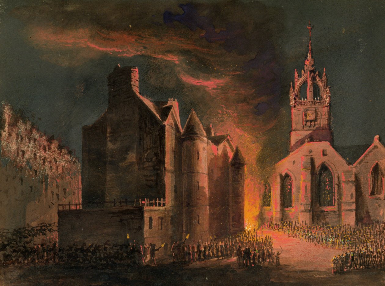 Porteous Mob, 8. september 1736 af Unbekannt Unbekannt