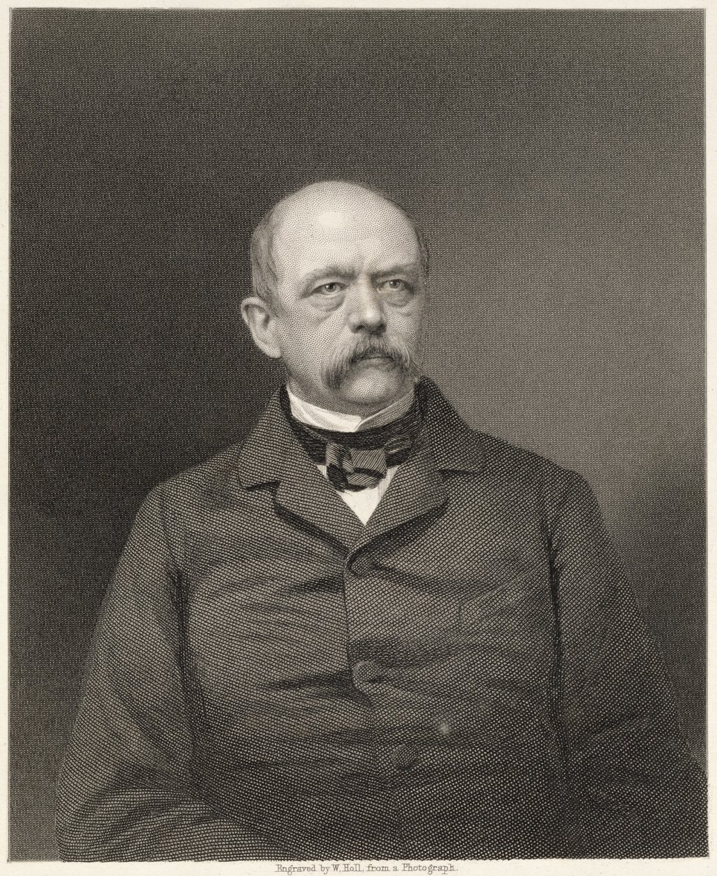 Portræt af Otto von Bismarck (1815-98) indgraveret af William Holl (1807-71) fra et fotografi, pub. af William Mackenzie af Unbekannt Unbekannt