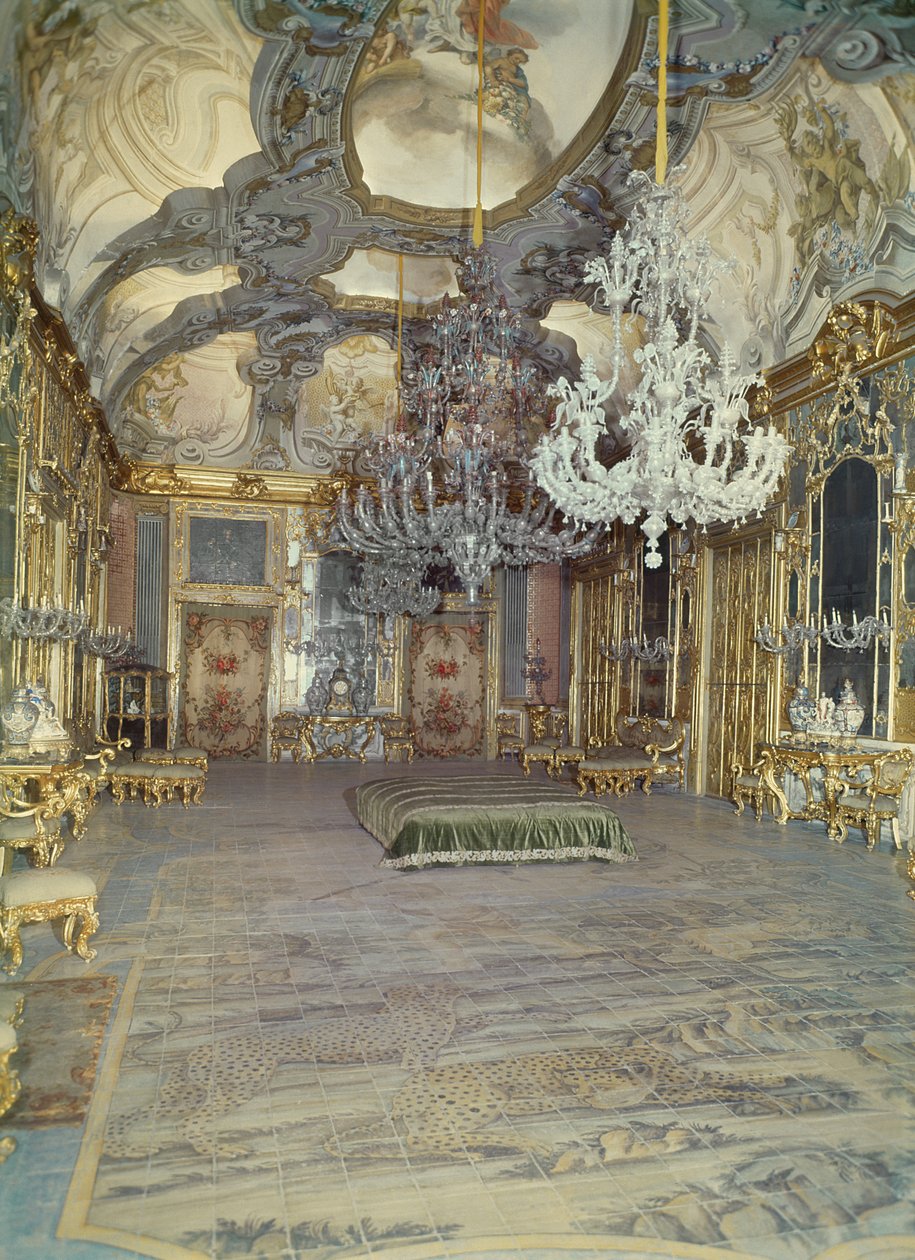 Salon af Palazzo Gangi, Palermo, bygget ca. 1650 af Unbekannt Unbekannt
