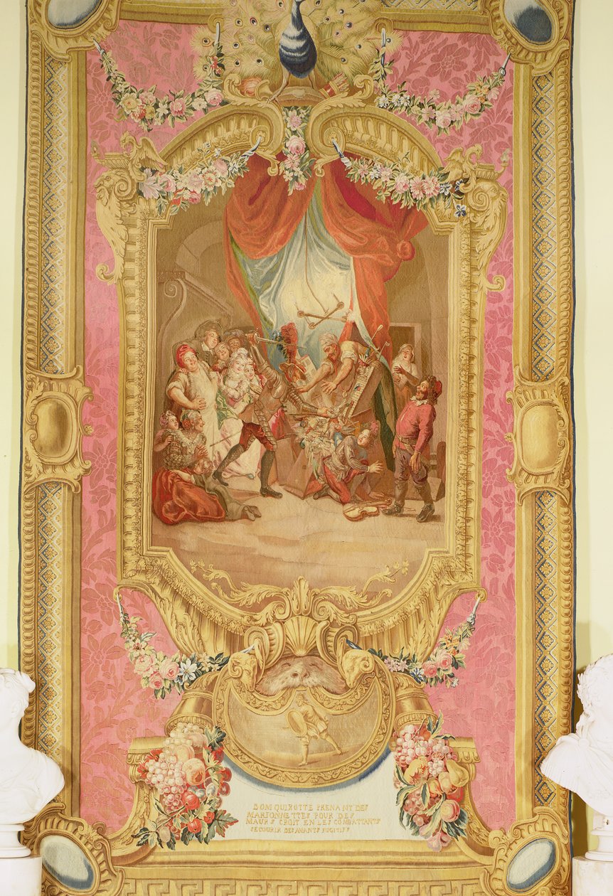 Scene fra Don Quixote, gobelin fra Regents Gallery af Unbekannt Unbekannt