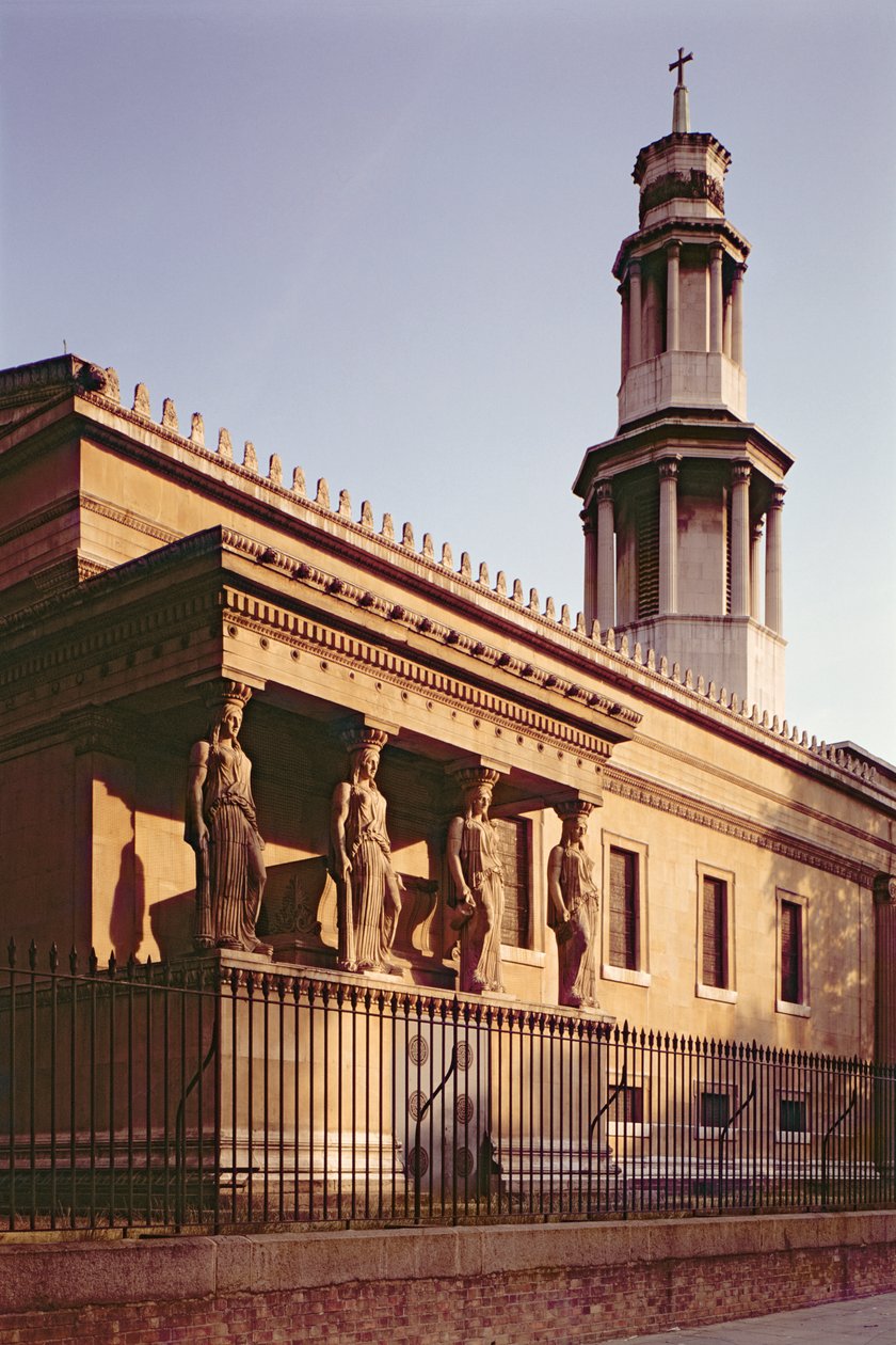 St. Pancras Church 1819-22, Charles Frederick Inwood (1798-1840), London, Storbritannien af Unbekannt Unbekannt