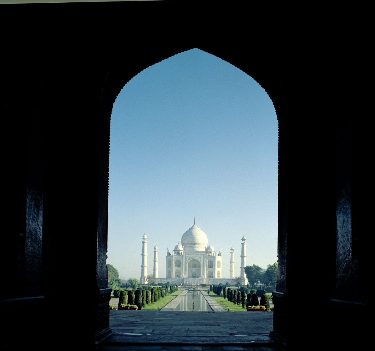 Taj Mahal, Agra, bygget i 1647 af Unbekannt Unbekannt