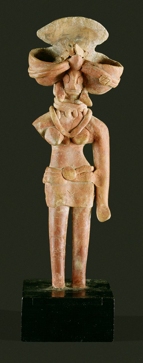 Terracotta modergudinde, Mohenjodaro, 2300-1750 f.Kr af Unbekannt Unbekannt