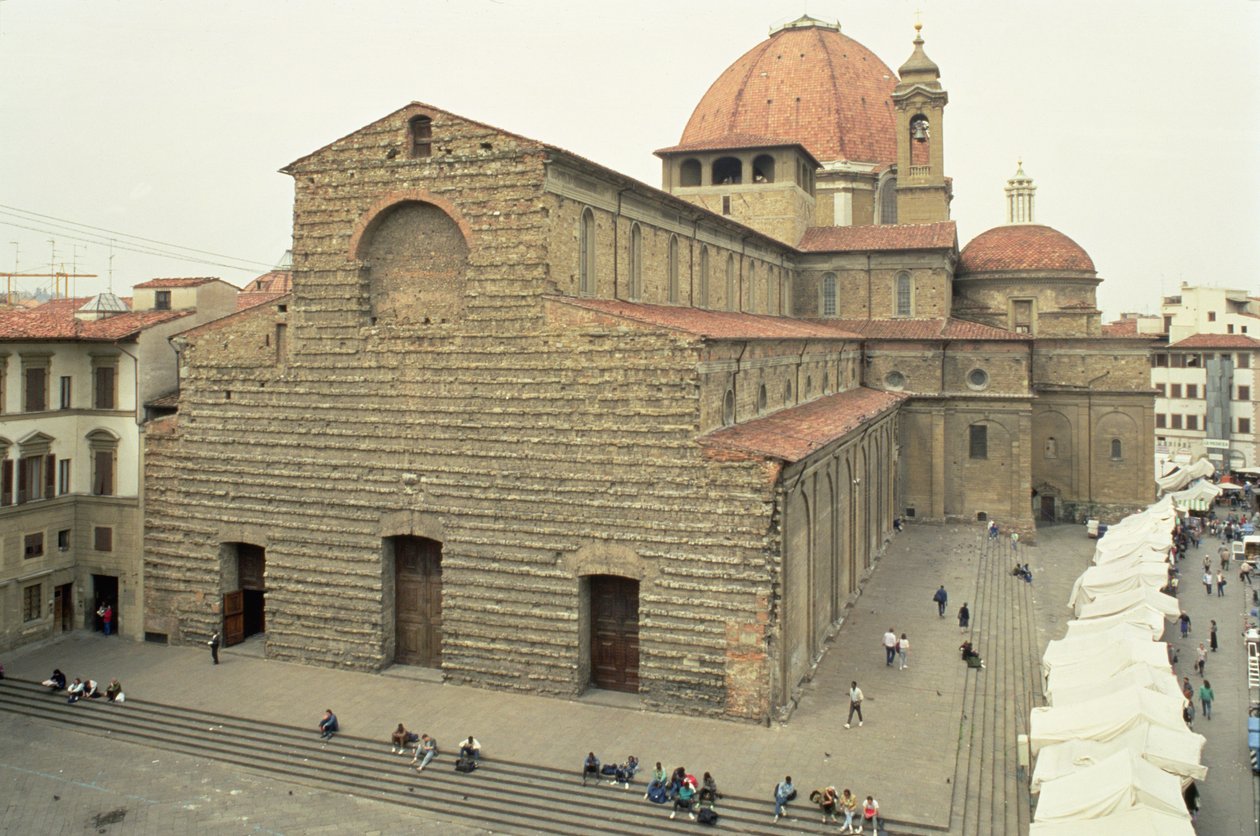 Kirken og basilikaen San Lorenzo, Firenze af Unbekannt Unbekannt