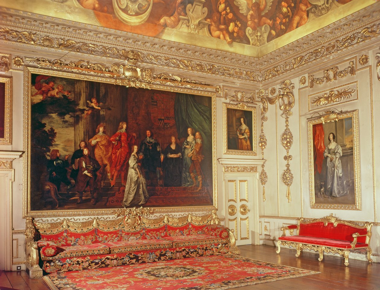 The Double Cube Room, Wilton House af Unbekannt Unbekannt