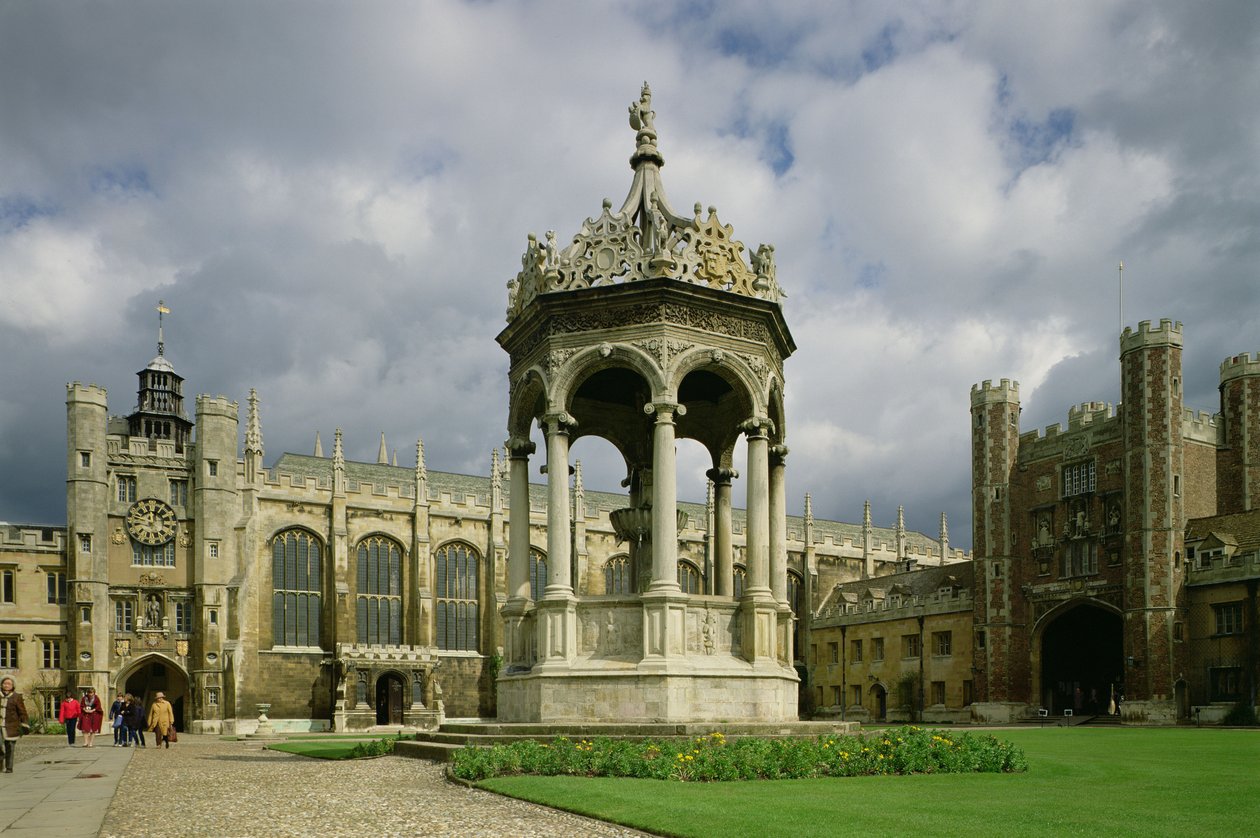 The Great Court, Trinity College, Cambridge af Unbekannt Unbekannt