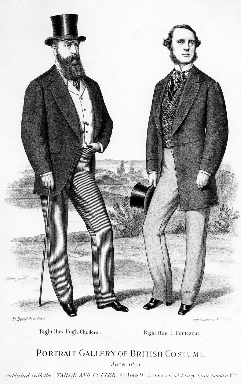 Den højre Hon. Hugh Childers and the Right Hon. C. Fortescue, 1871 af Unbekannt Unbekannt