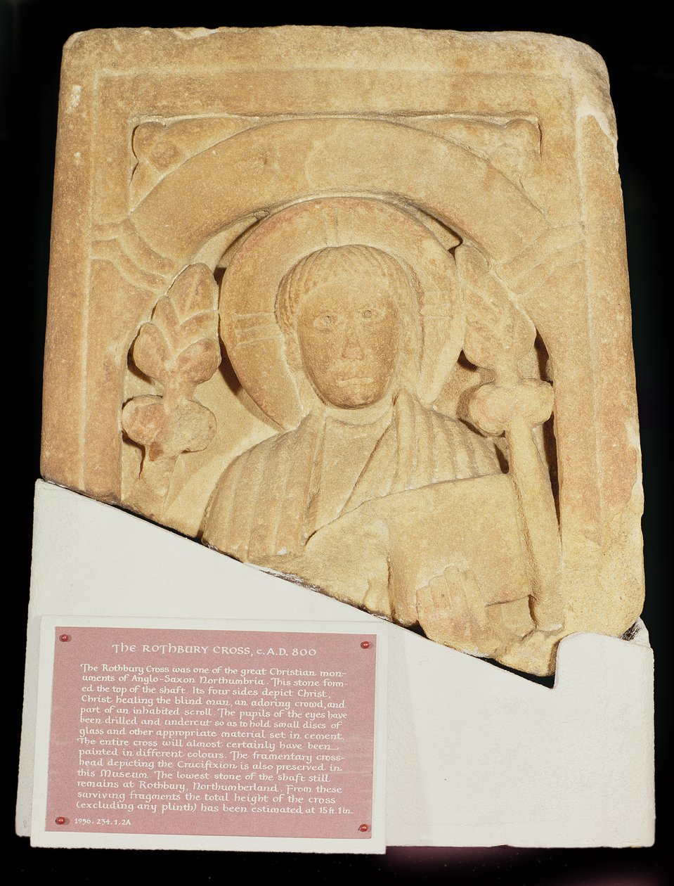 Rothbury Cross, 800 AD, angelsaksisk, Northumbria af Unbekannt Unbekannt