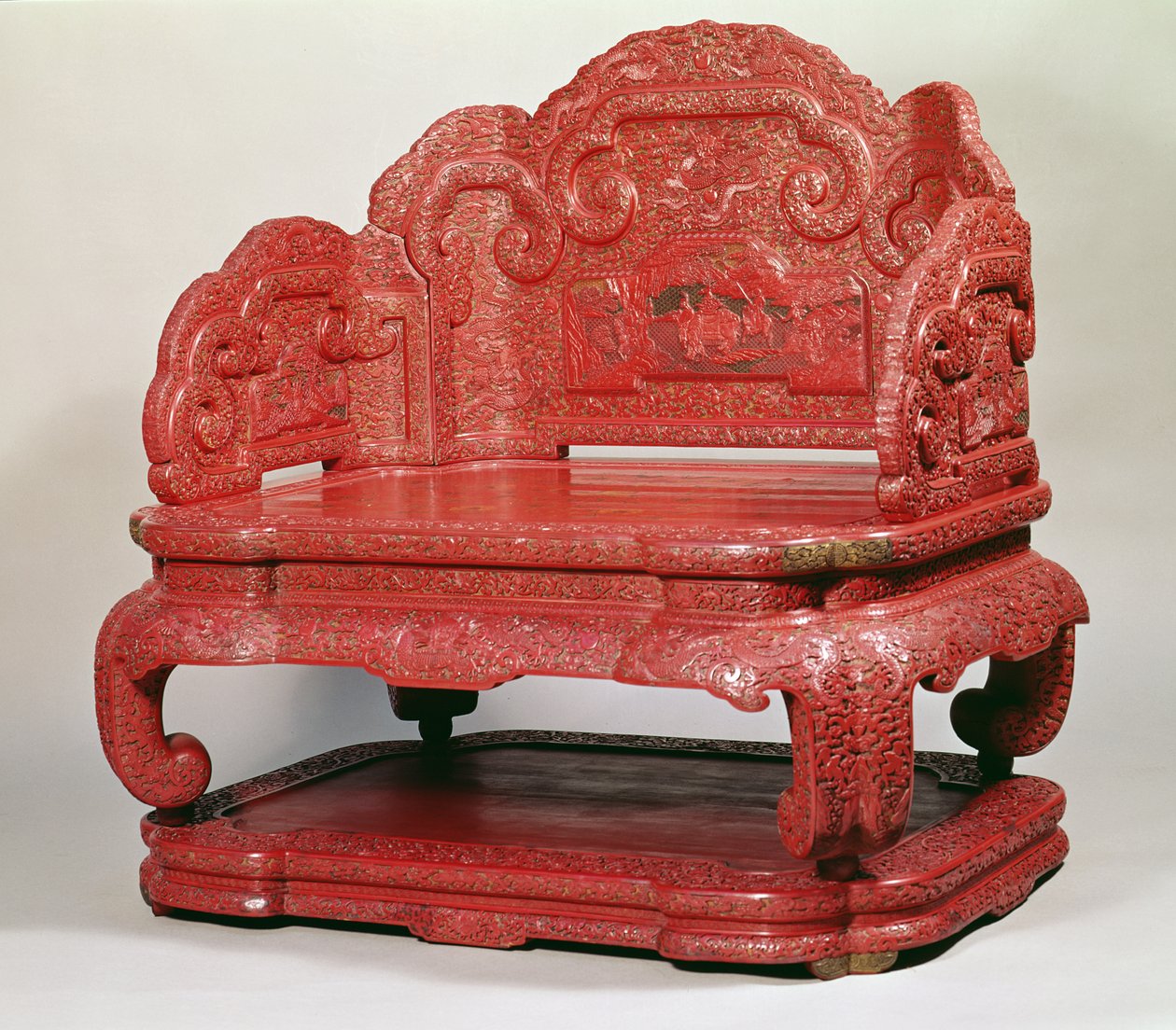 Kejser Chien Lungs trone (1736-95) af Unbekannt Unbekannt