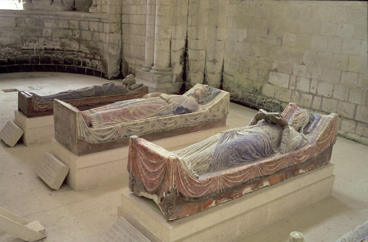 Tre Plantagenet-grave: Henrik II, Eleanor af Aquitaine og Richard I af Unbekannt Unbekannt