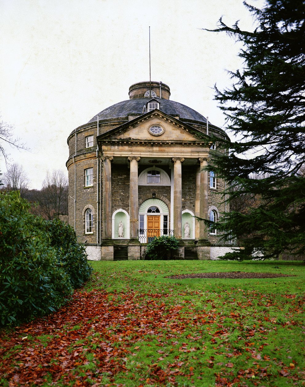 Udsigt over Belle Isle House, Lake Windermere, bygget 1774-c.1781 af Unbekannt Unbekannt