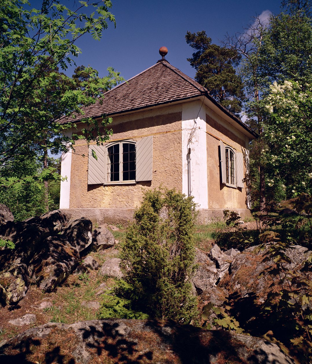 Udsigt til prøverummet i Carl Linnaeus