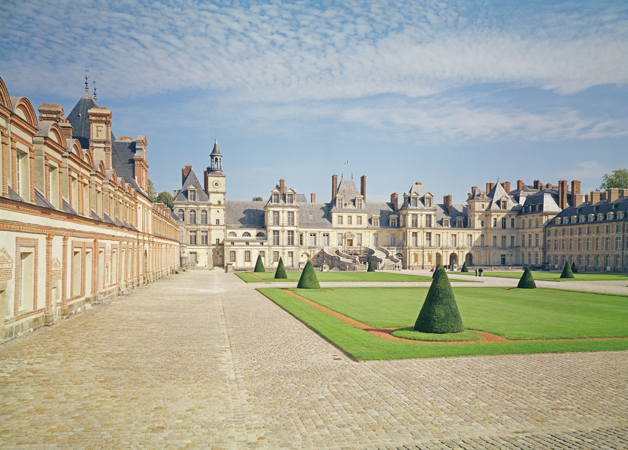 White Horse Courtyard, Palace of Fontainebleau af Unbekannt Unbekannt