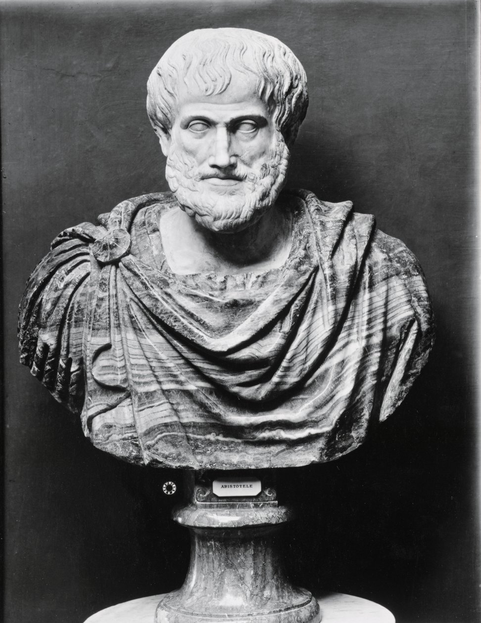 Buste af Aristoteles af Unbekannt Unbekannt