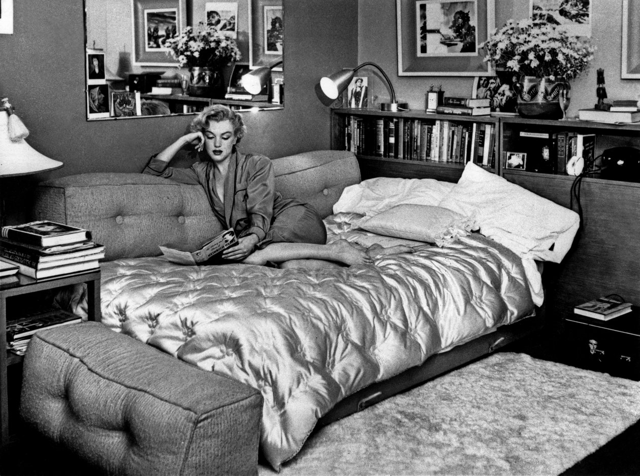 Marilyn Monroe på Beverly Carlton Hotel, ca. 1951 af Unbekannt Unbekannt