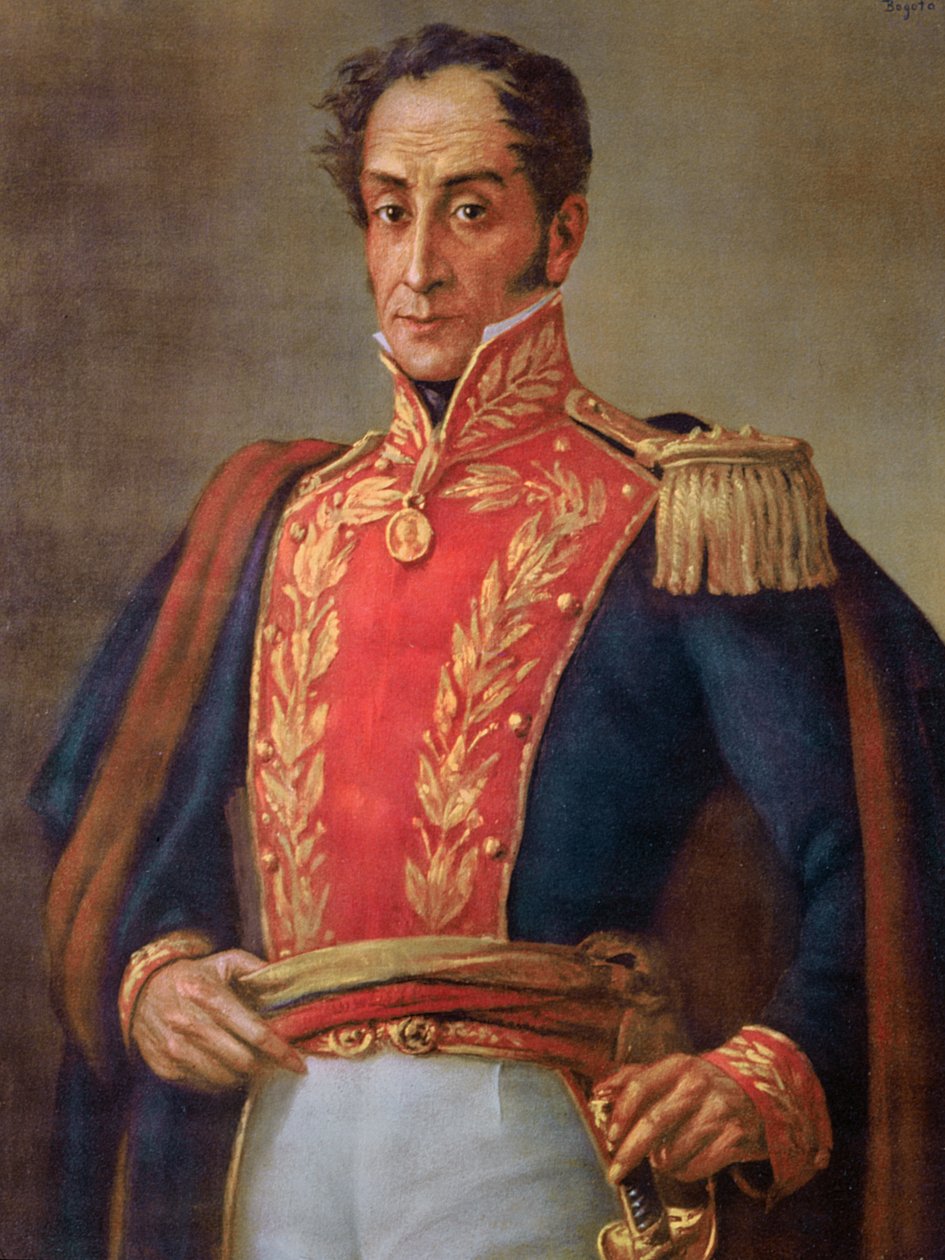 simon bolivar af Unbekannt Unbekannt