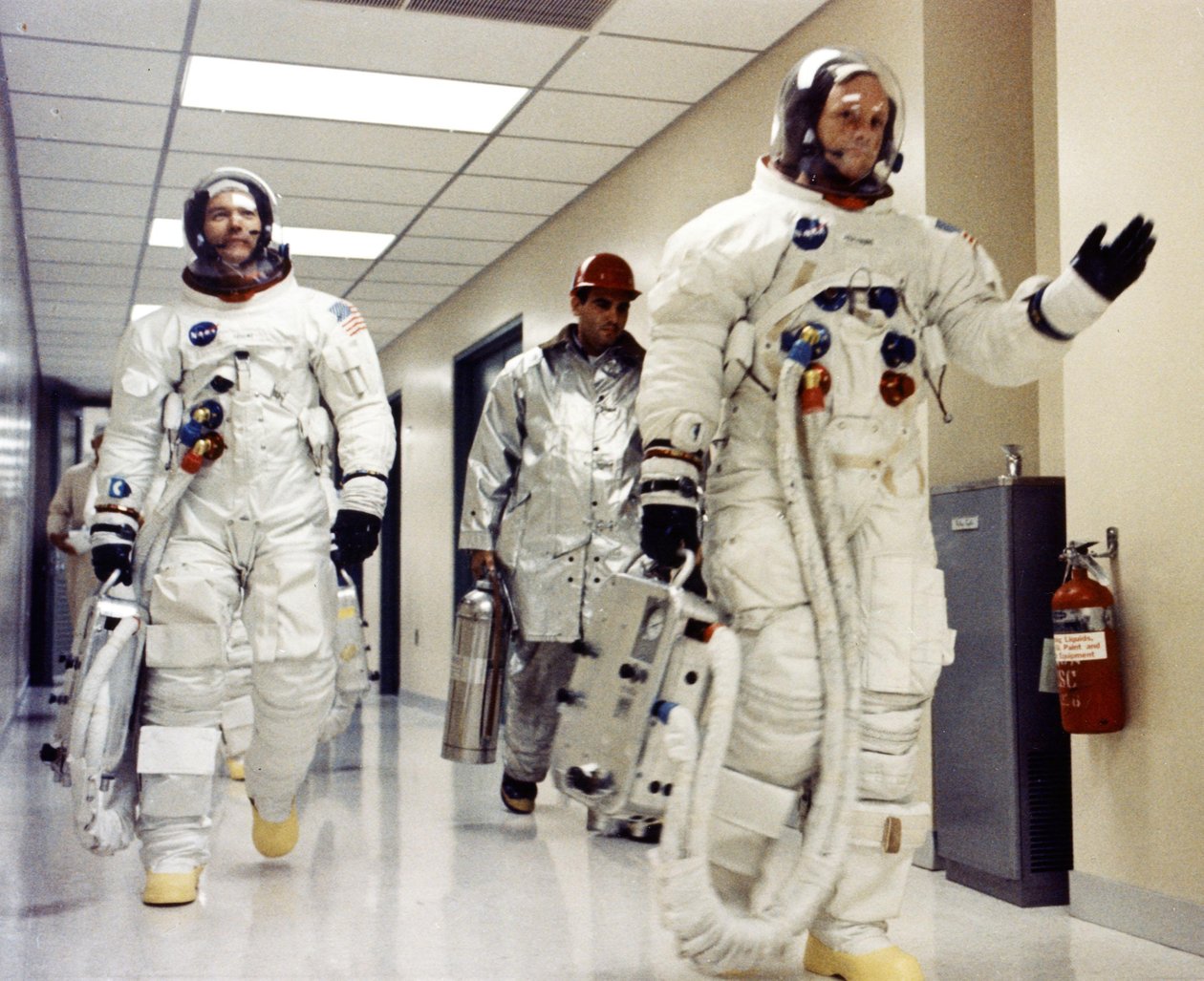 Apollo 11-besætning på vej til lanceringskompleks, 1969 af Unbekannt Unbekannt