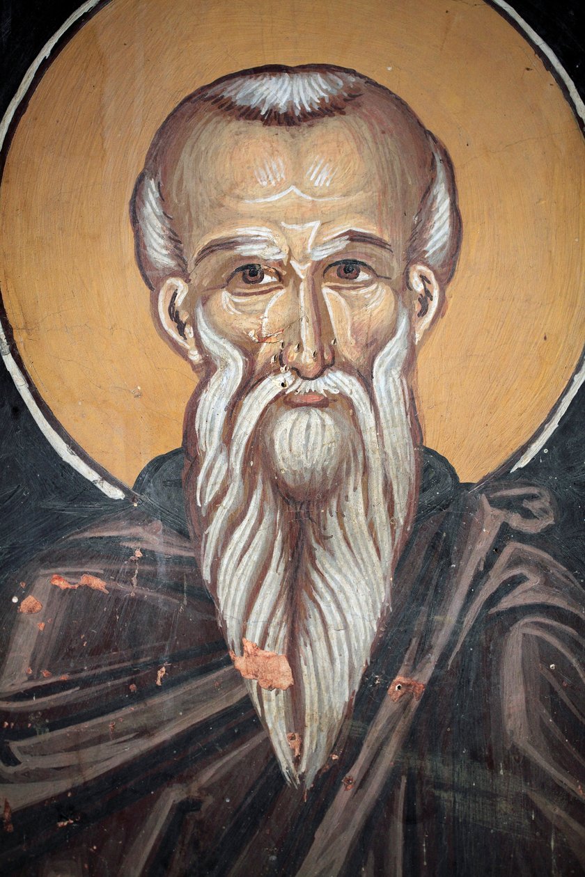 Byzantinsk fresko fra det 15. århundrede af Unbekannt Unbekannt