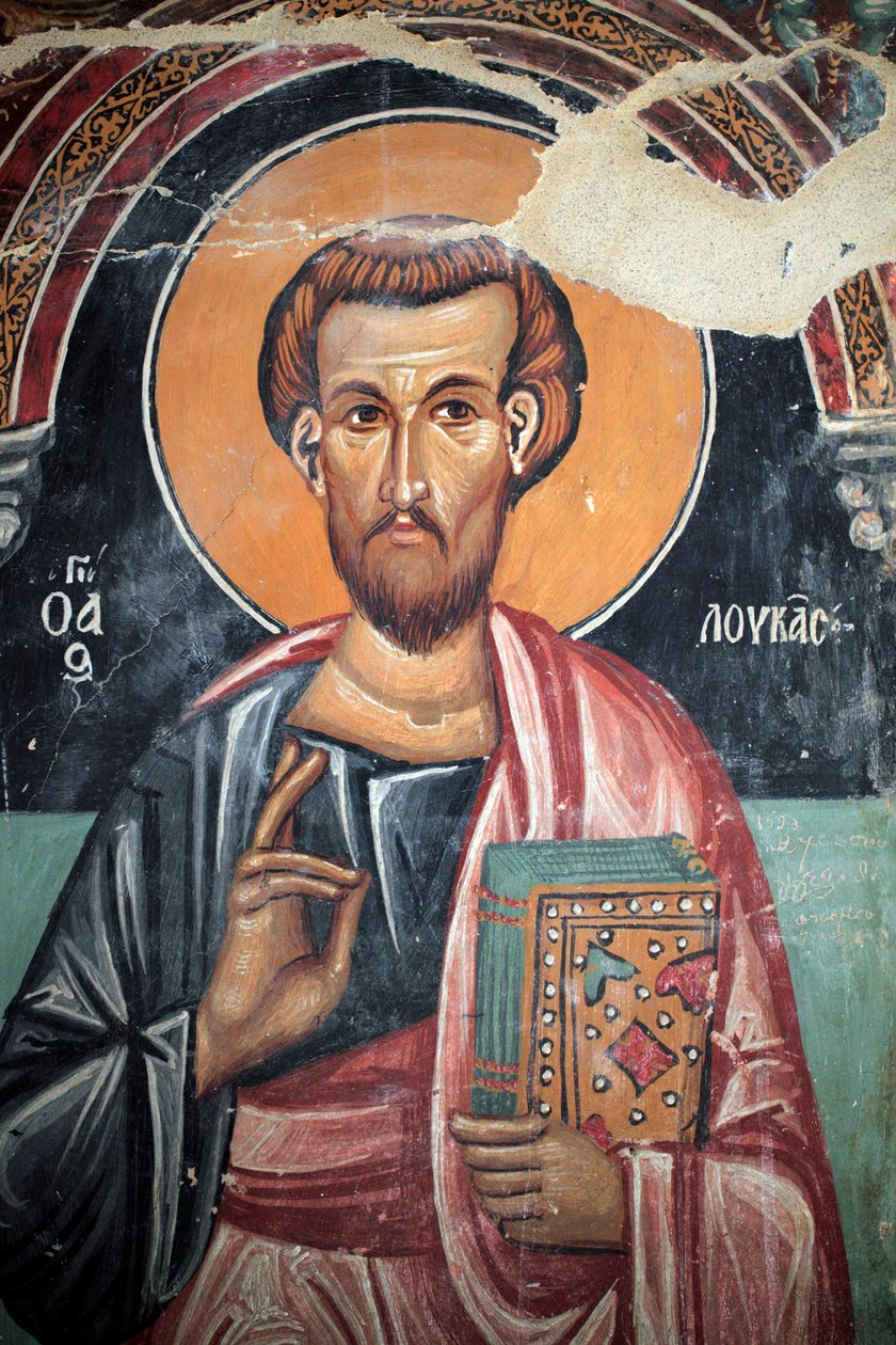 Byzantinsk fresko fra det 15. århundrede af Unbekannt Unbekannt