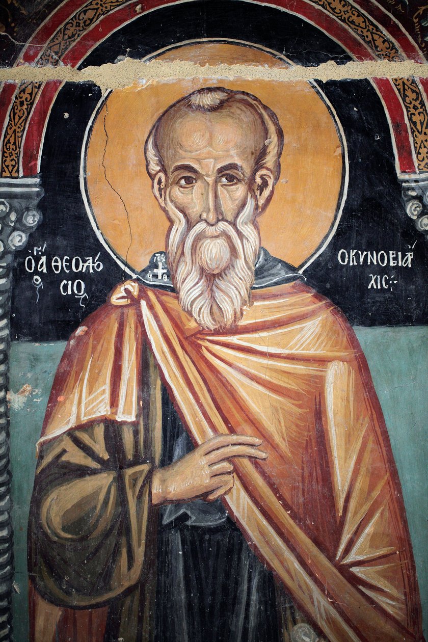 Byzantinsk fresco fra det 15. århundrede af Unbekannt Unbekannt