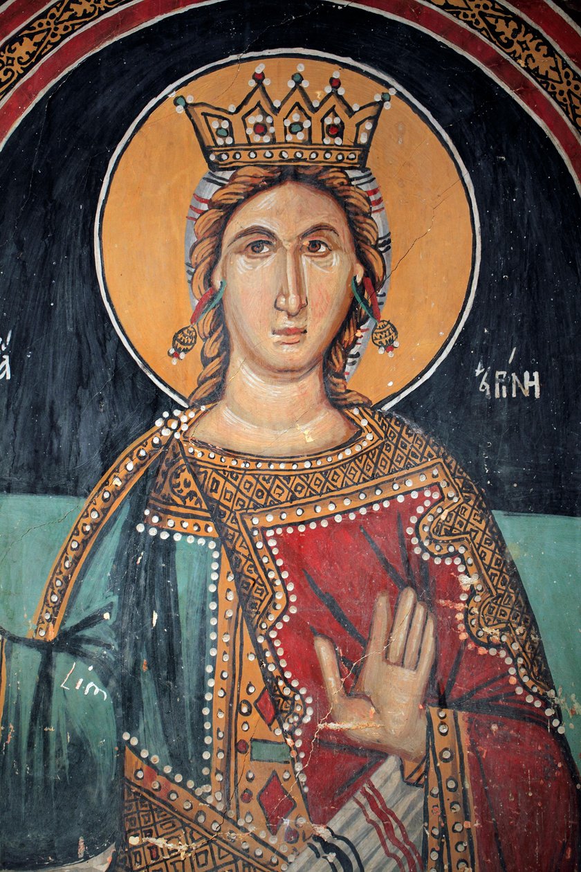 Byzantinsk fresco fra det 15. århundrede af Unbekannt Unbekannt