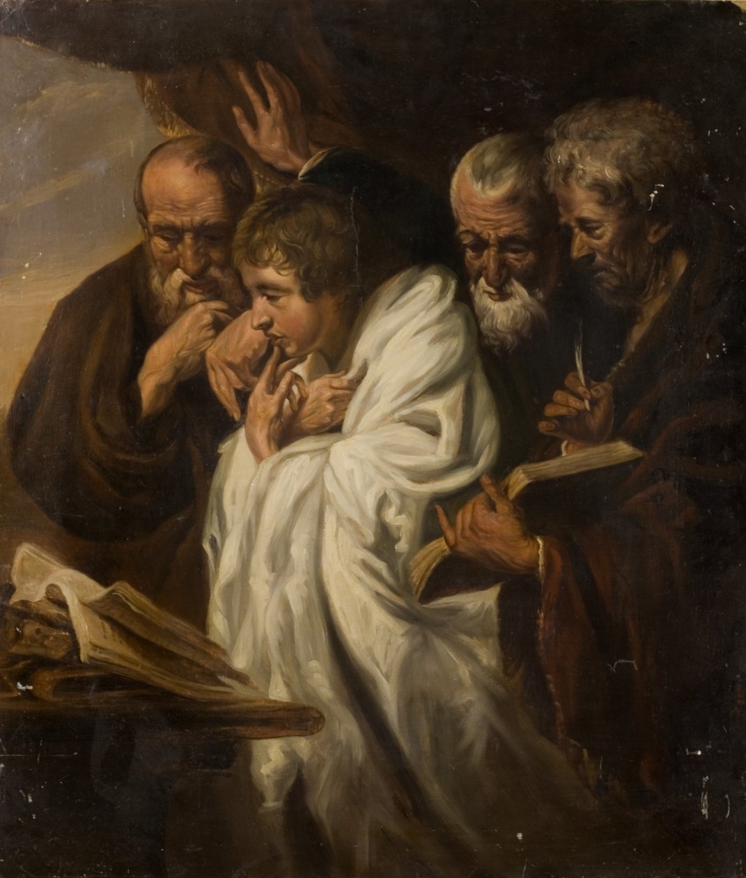 Kristus i templet af Unbekannt Unbekannt