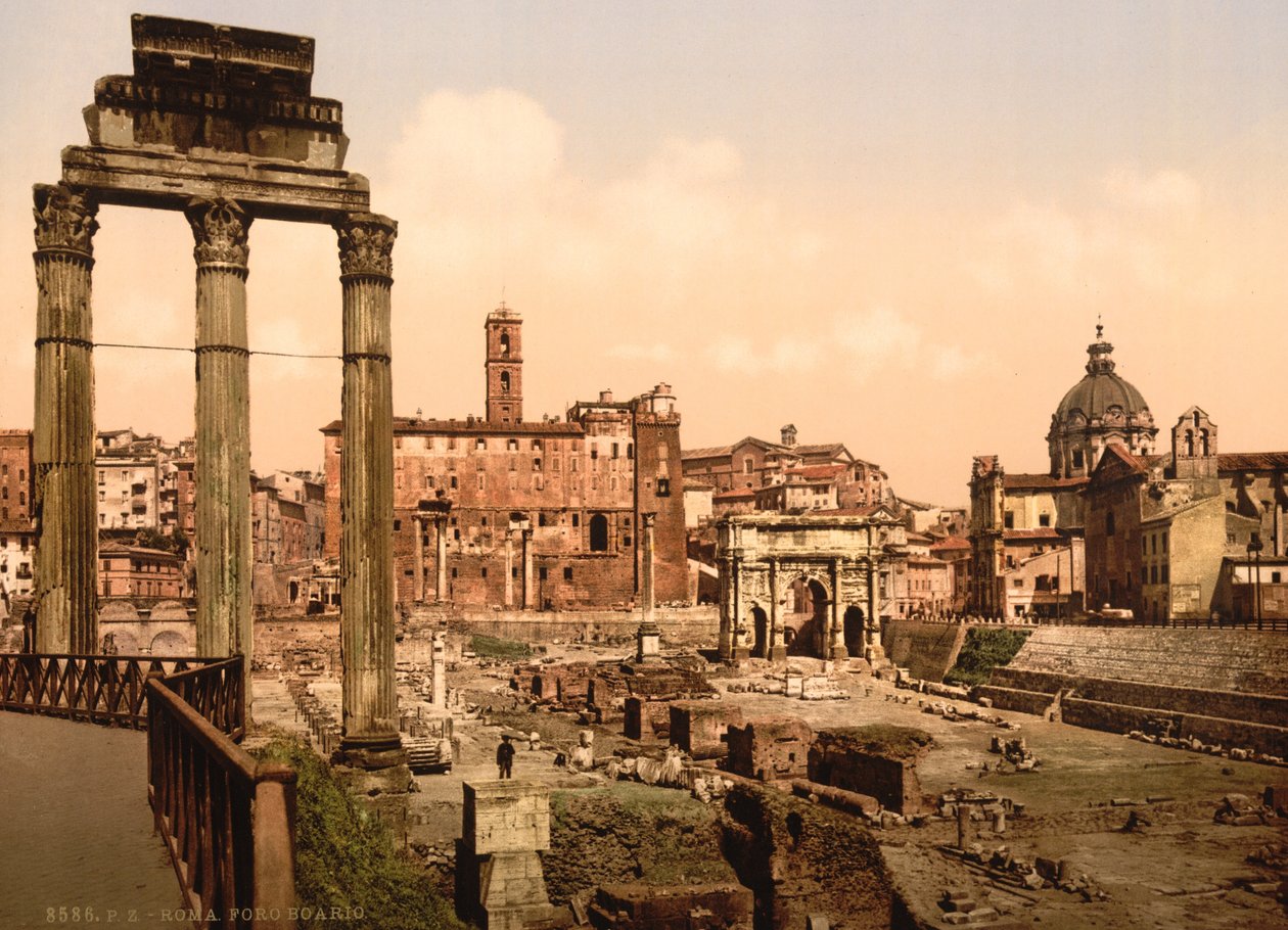 Forum Romano, Rom, Italien, ca. 1890-c. 1900 af Unbekannt Unbekannt