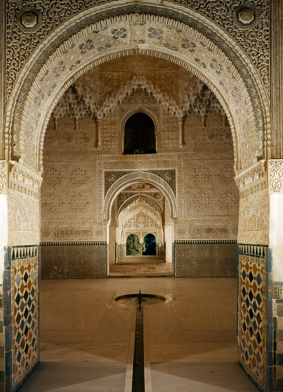 Hall of the Two Sisters, Lions Palace, Alhambra af Unbekannt Unbekannt
