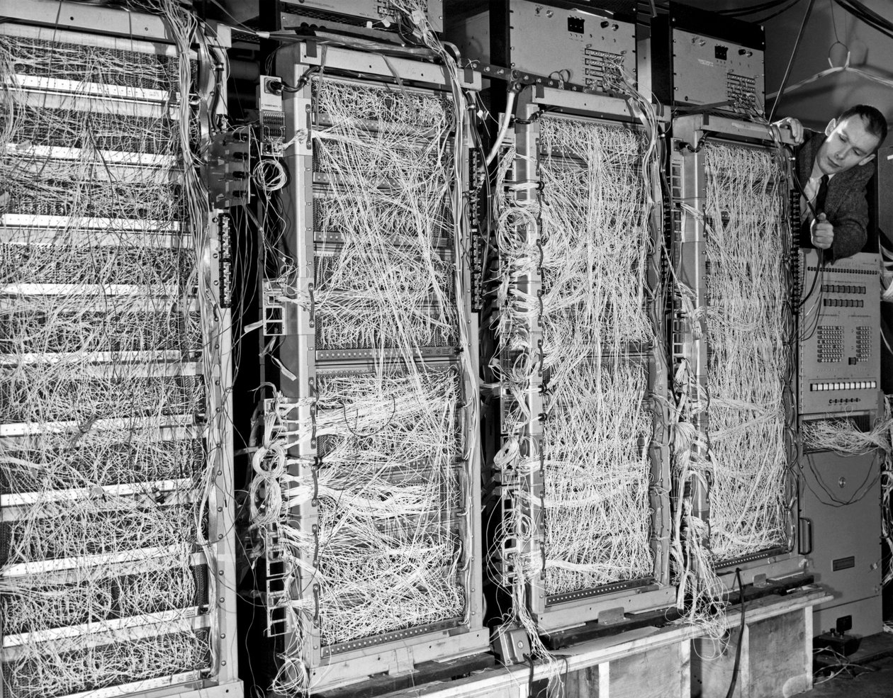 Indersiden af hovedrammens computer af Unbekannt Unbekannt