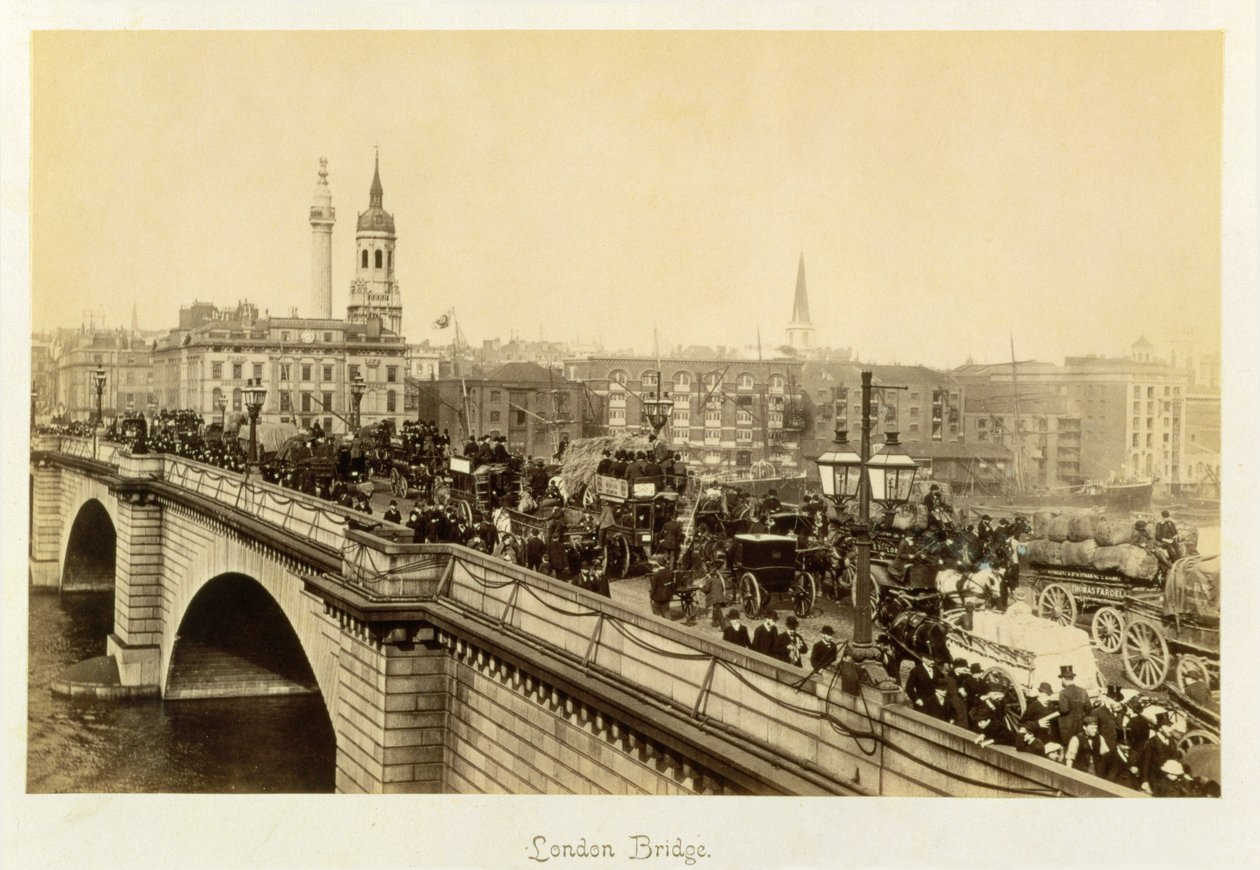 London Bridge, ca. 1880 af Unbekannt Unbekannt