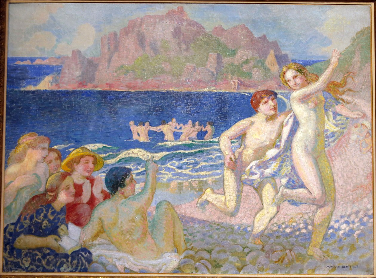 Maurice Denis museum, Saint Germain en Laye, Frankrig, Maurice Denis, Galatee eller La Poursuite af Unbekannt Unbekannt