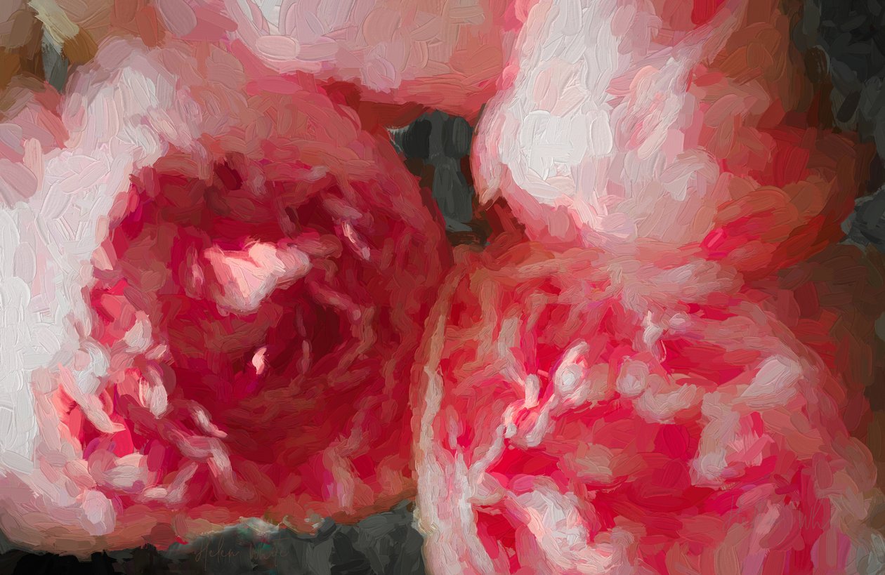 Pink Peonies, 2018, af Unbekannt Unbekannt