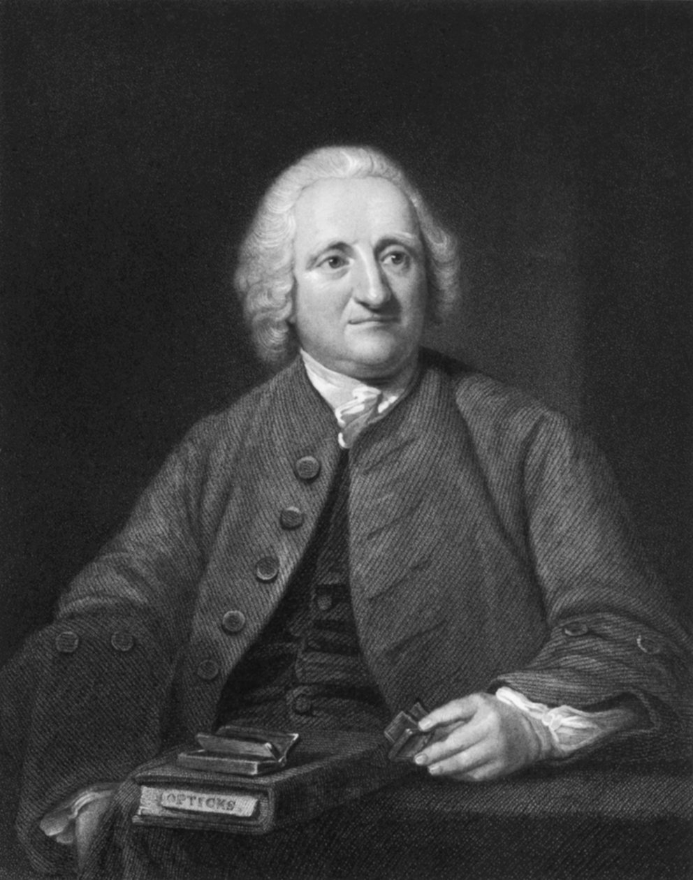 Portræt af John Dollond, England, ca. 1750 af Unbekannt Unbekannt