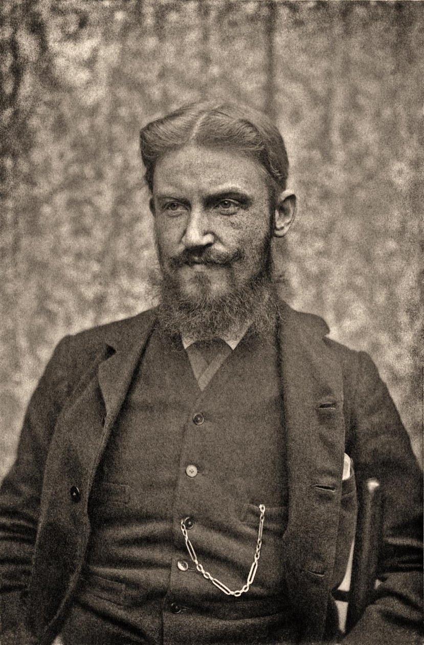 Portræt af George Bernard Shaw, ca. 1889 af Unbekannt Unbekannt