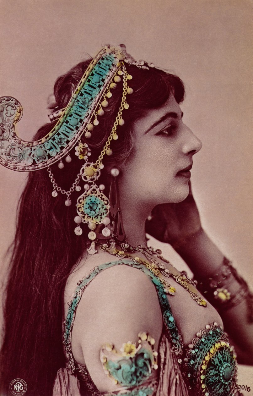 Postkort af Mata Hari af Unbekannt Unbekannt