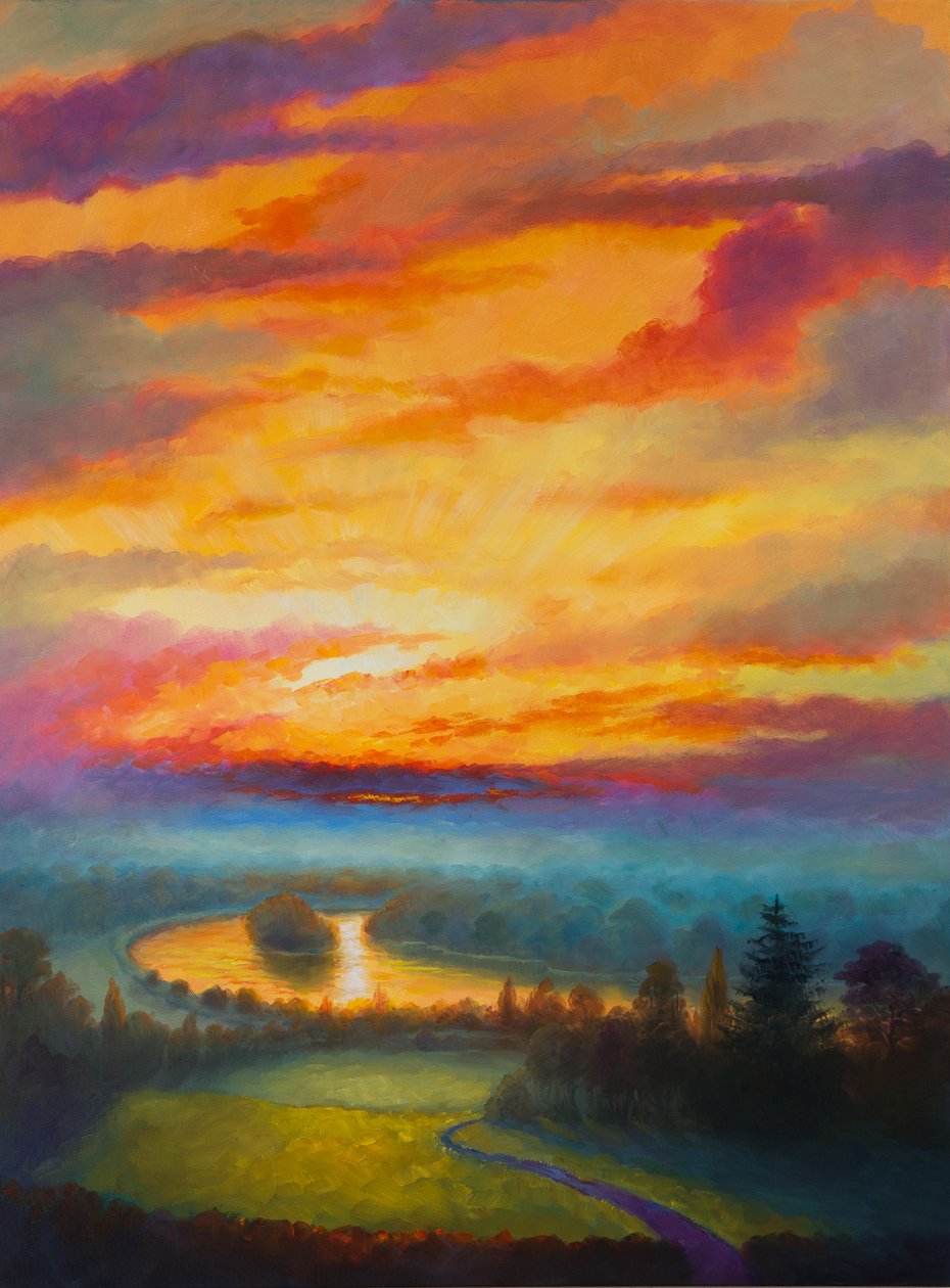Rainbow Sky Petersham Meadow, 2017, af Unbekannt Unbekannt