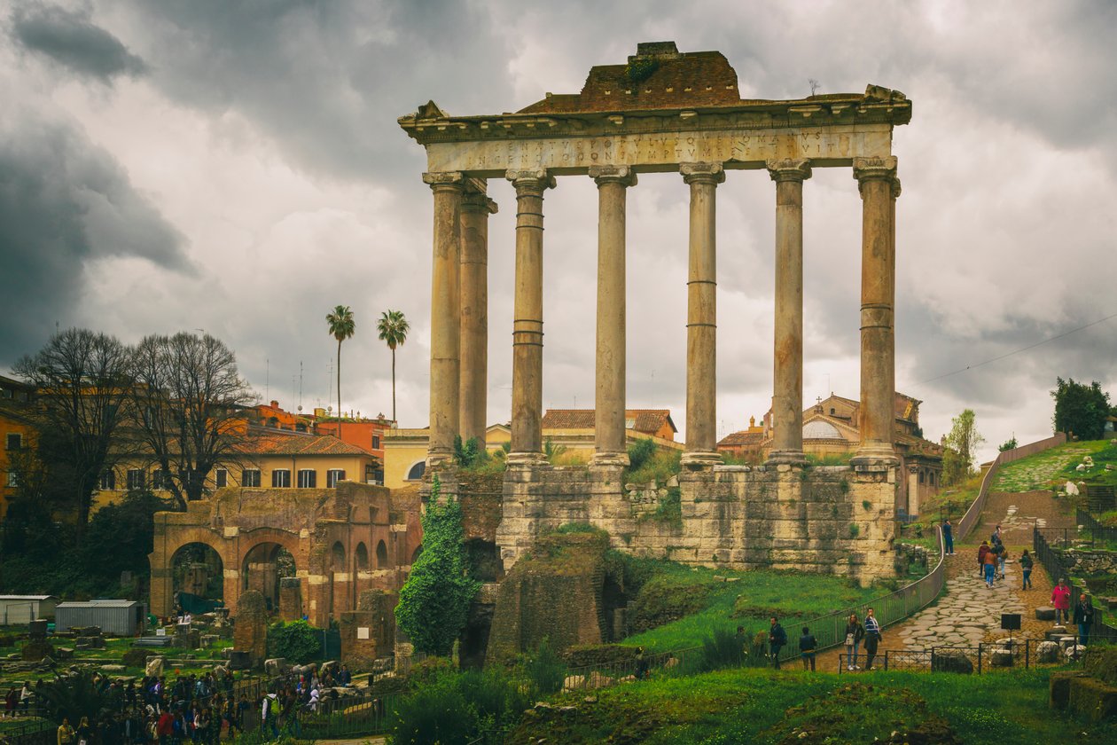 Rom, Italien. Forum Romanum af Unbekannt Unbekannt