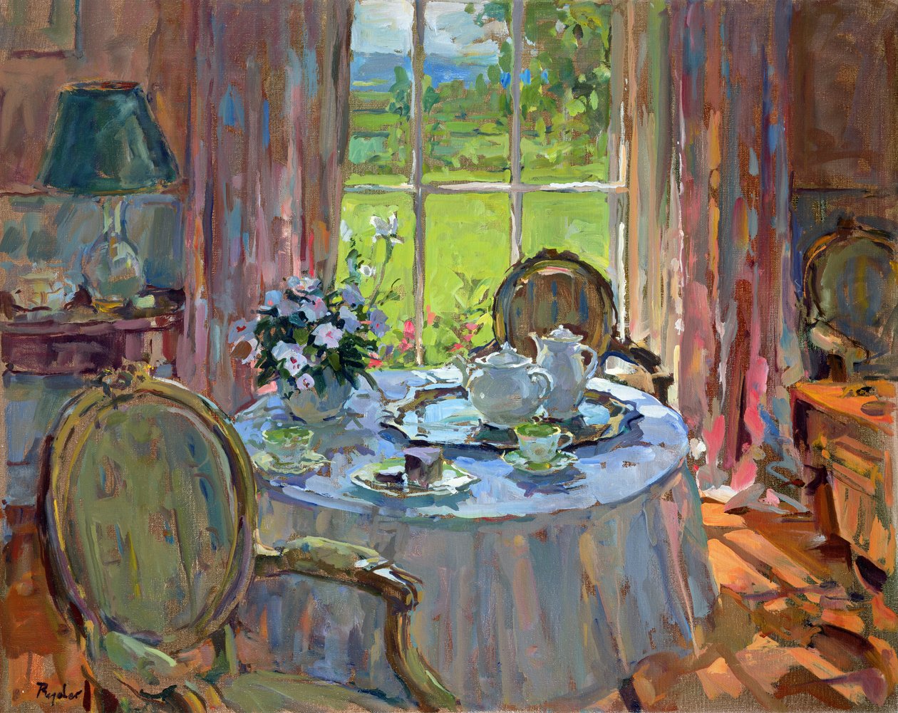 Solbeskinnet Teatime af Unbekannt Unbekannt