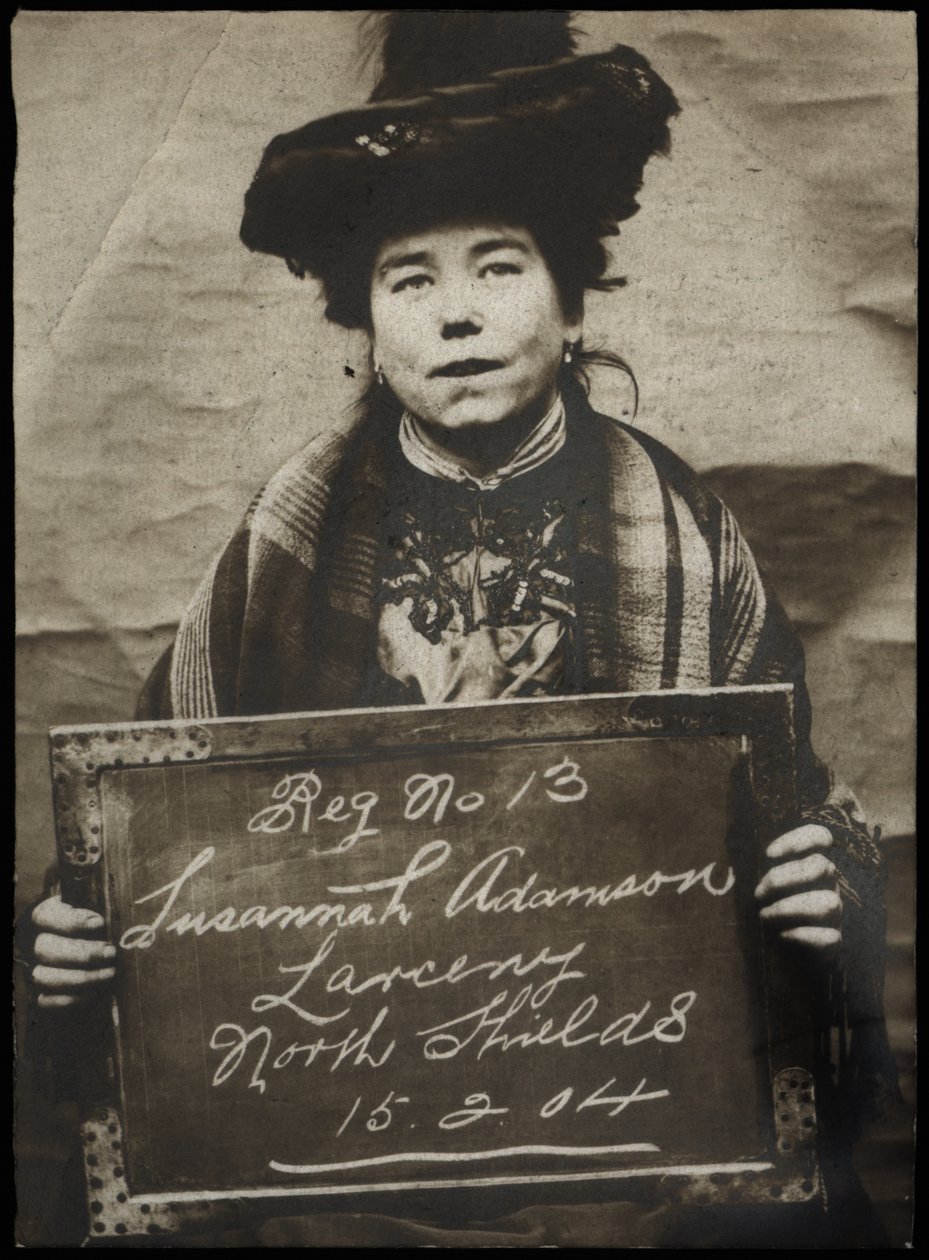 Susannah Adamson, arresteret for at stjæle en mands pung, North Shields, Storbritannien, 1904 af Unbekannt Unbekannt