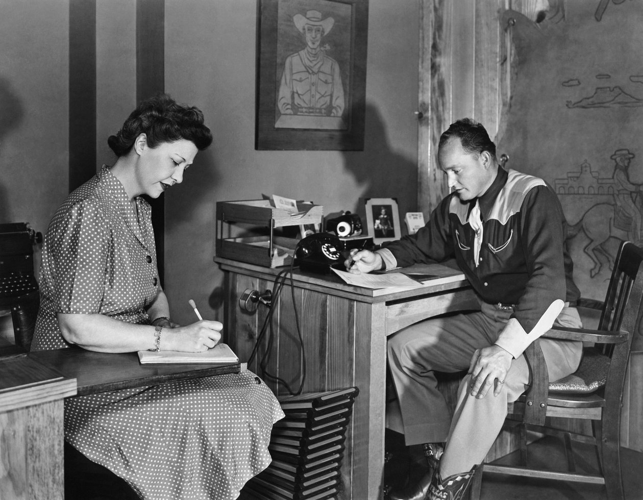 Texas Ranger Leather Co., Yoakum, Texas, 1936 af Unbekannt Unbekannt