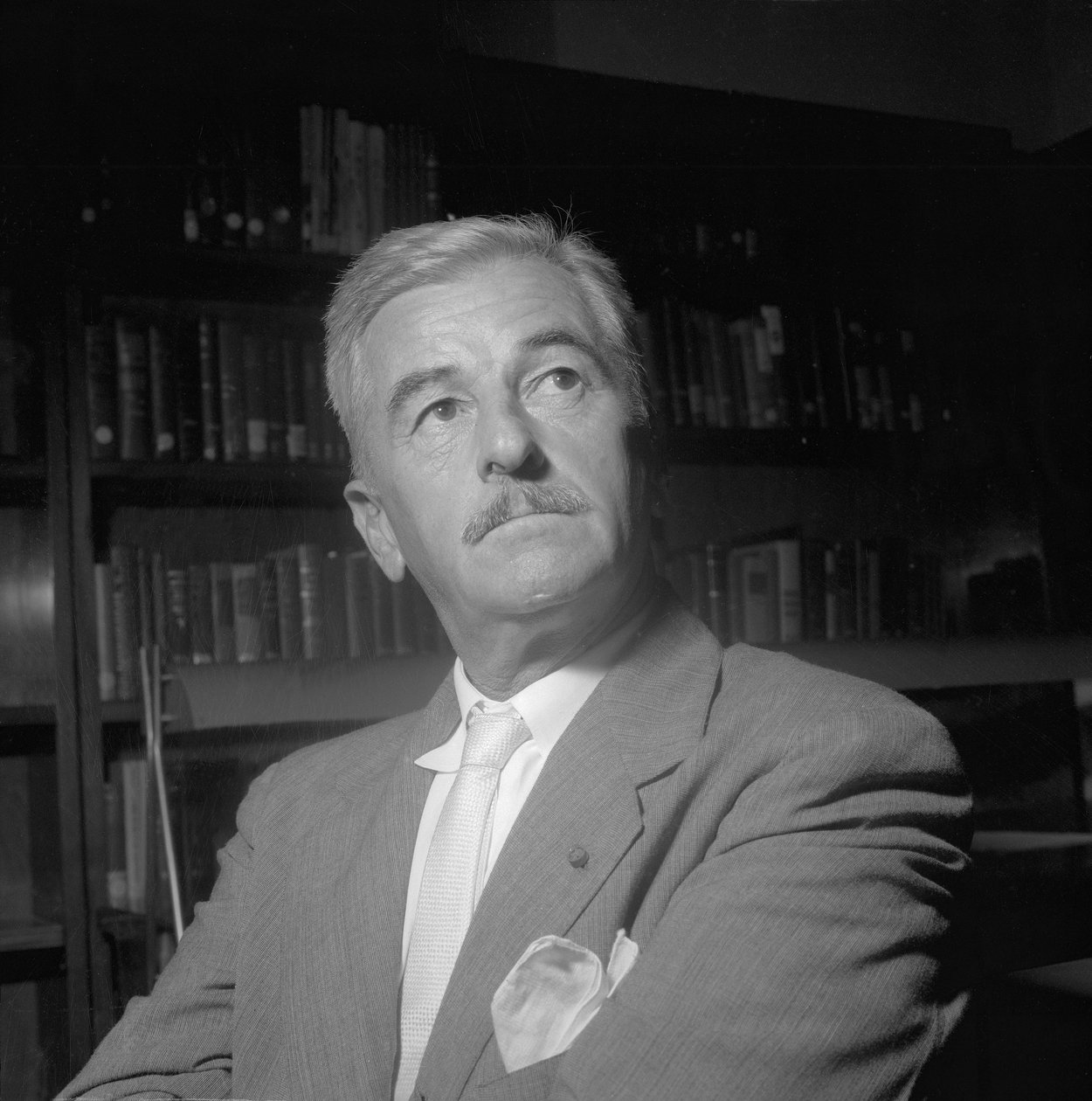 Den amerikanske forfatter William Faulkner, 14. september 1955 af Unbekannt Unbekannt