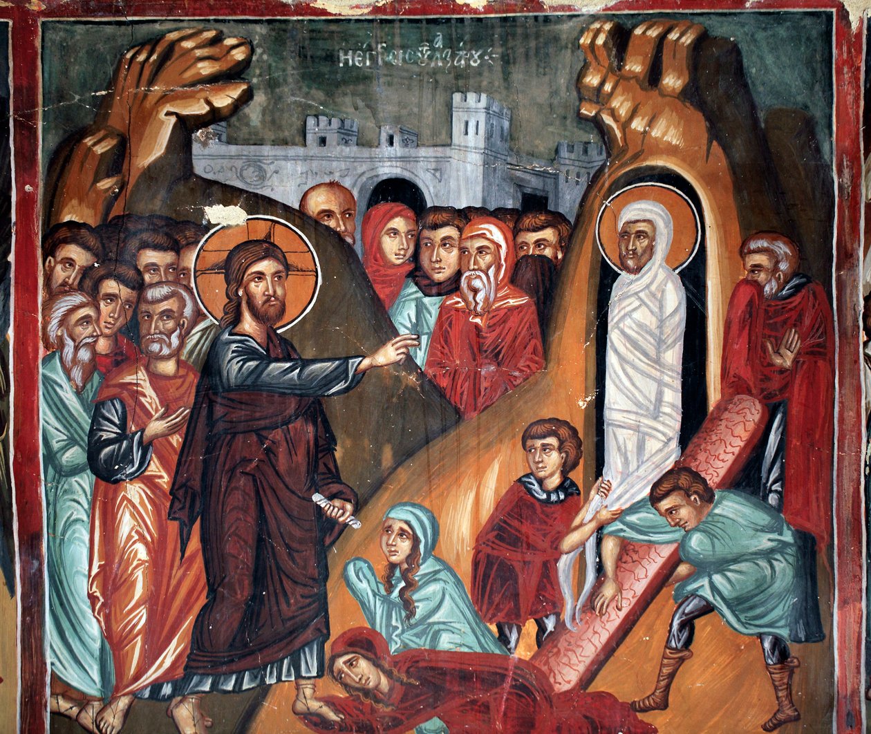 Den byzantinske fresco fra det 15. århundrede af Unbekannt Unbekannt