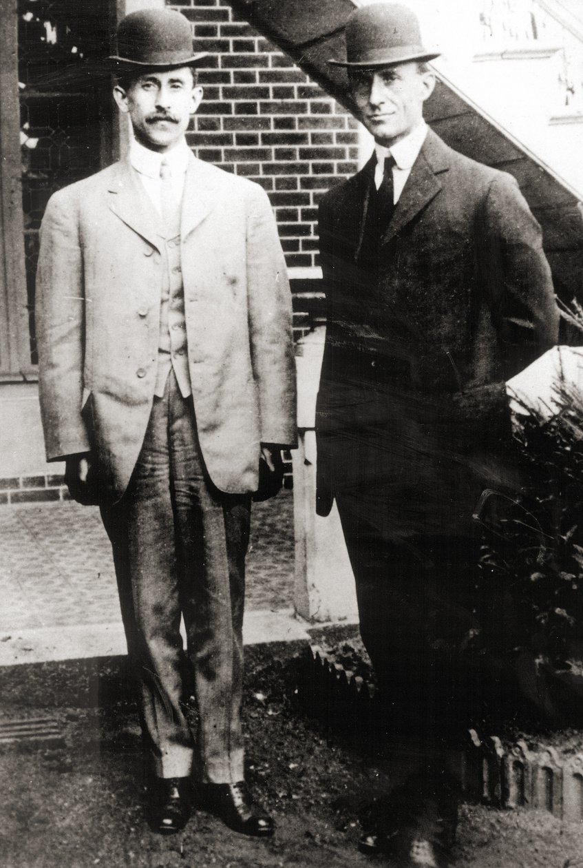 Wright Brothers, Orville og Wilbur Wright, 1909 af Unbekannt Unbekannt