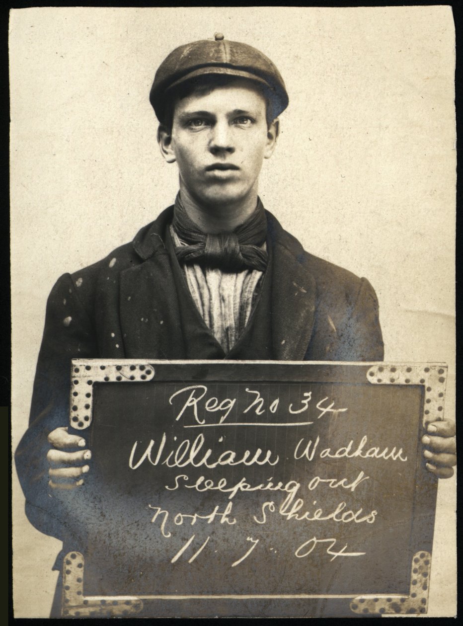 William Wadham, arresteret for at sove dårligt, North Shields, Storbritannien, 1904 af Unbekannt Unbekannt