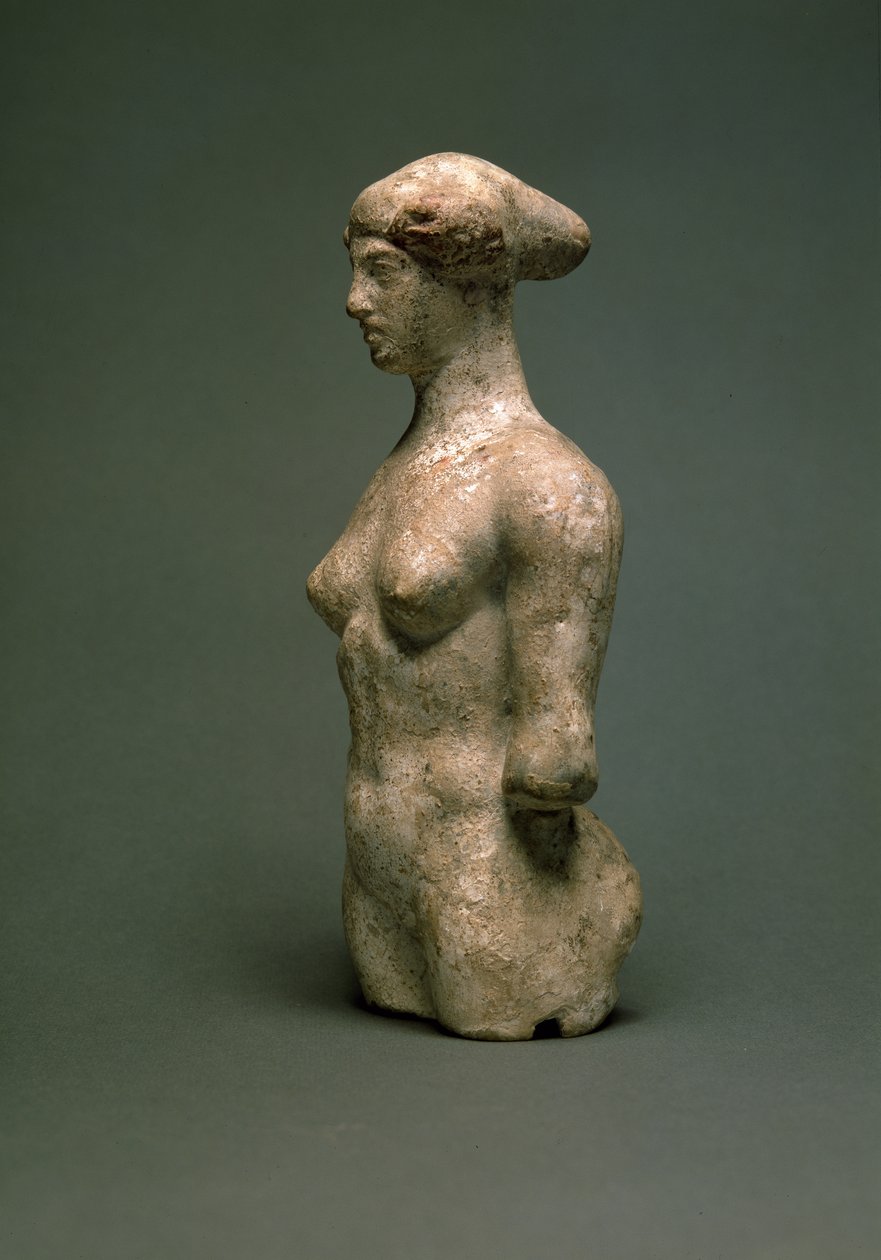 En nøgen dukke, græsk, loftsrum, ca. 5. århundrede f.Kr. (terracotta) af Unbekannt