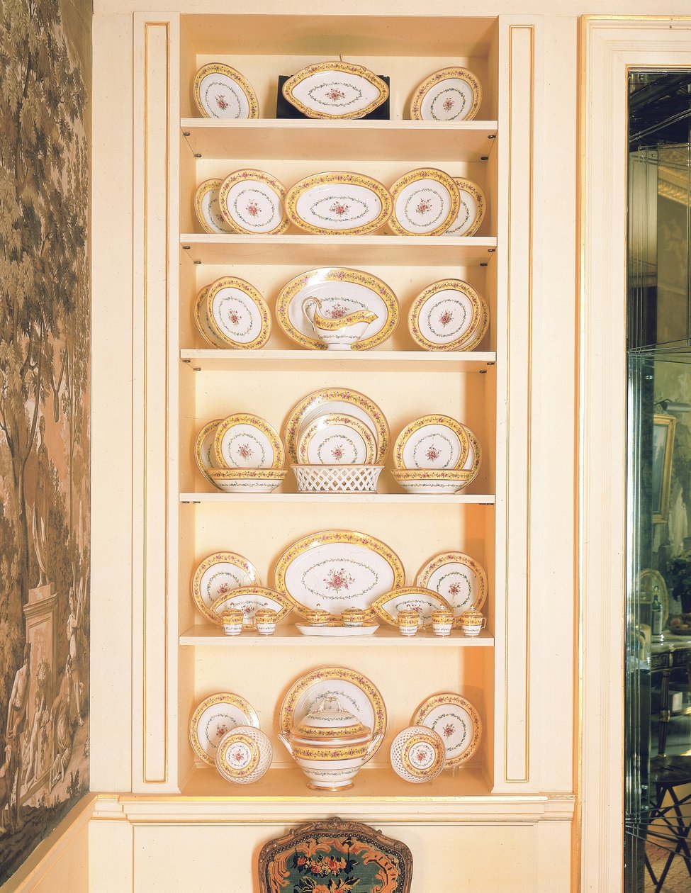 I Paris (Rue des Crussol) middagsservice, ca. 1792-95 (porcelæn) af Unbekannt