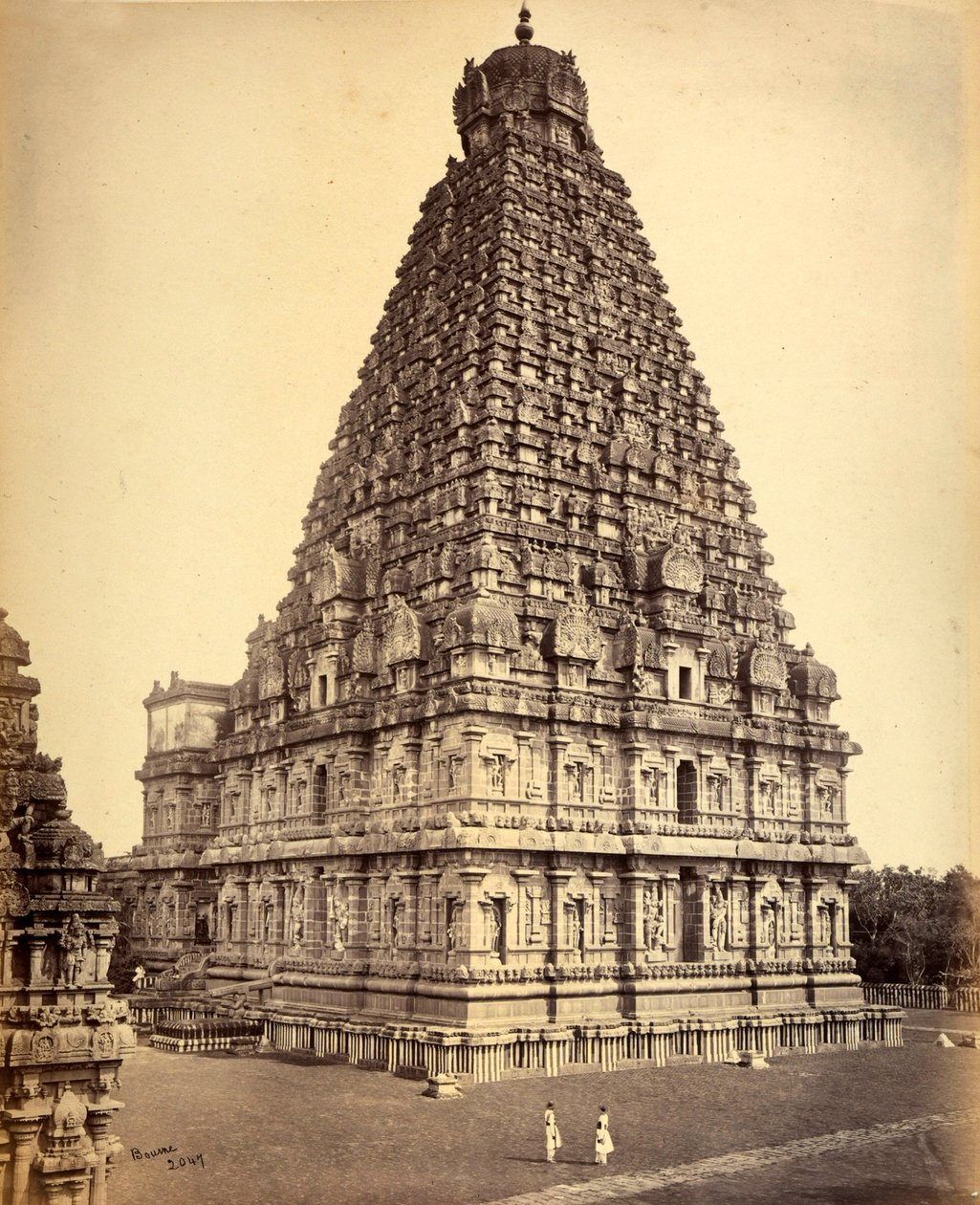 En stor pagode i Indien af Unbekannter Künstler