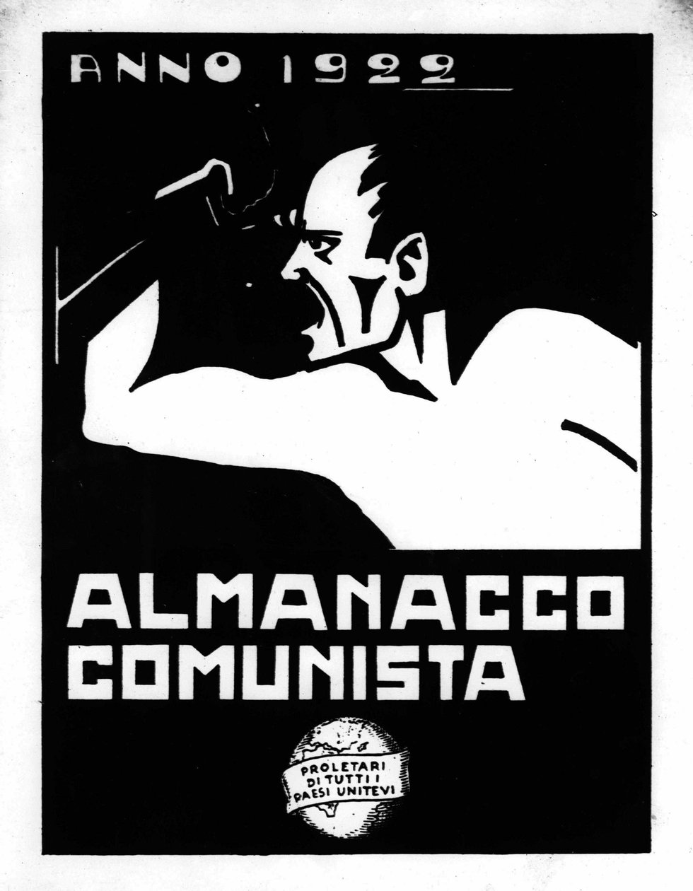 Propagandaplakat fra det italienske kommunistparti (PCI) fra 1922: almanak. af Alec Hunter